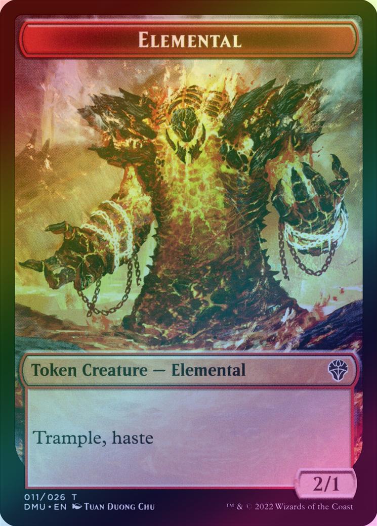 Soldier // Elemental Token (Foil) (TDMU) - Image 2