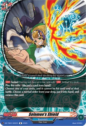 Solomon's Shield - DZ-TB01/060EN - Rare