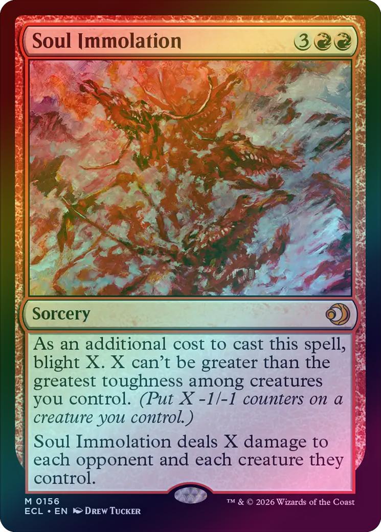 Soul Immolation (Foil) (ECL)