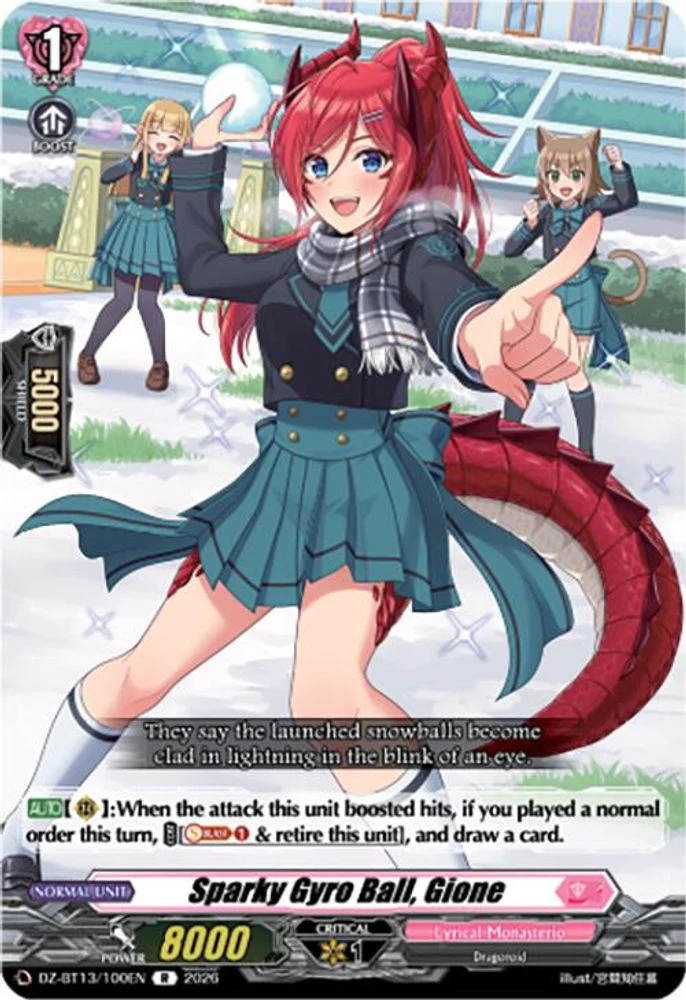 Sparky Gyro Ball, Gione - DZ-BT13/100EN - Rare
