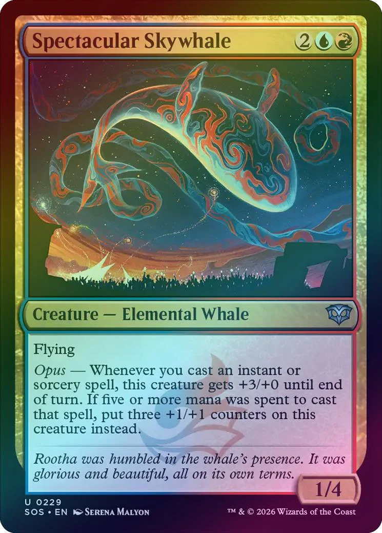 Spectacular Skywhale (Foil) (SOS)