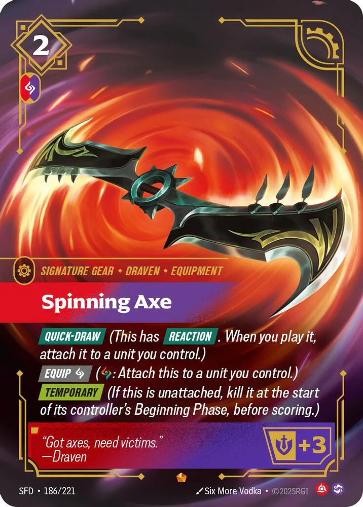 Spinning Axe - 186/221 - Epic