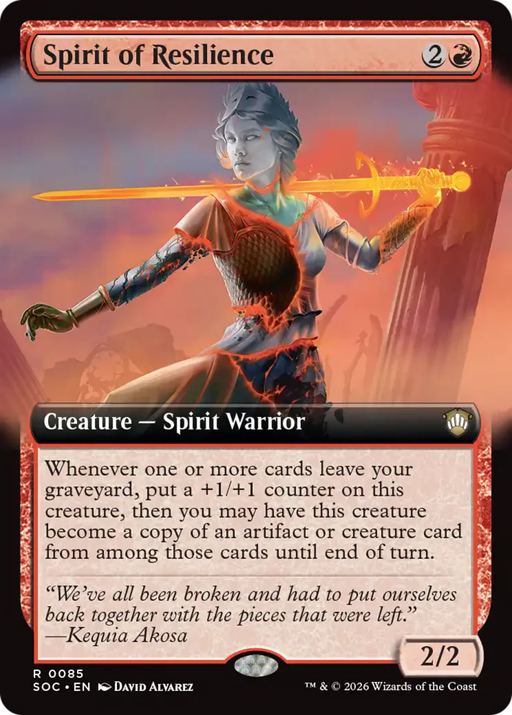 Spirit of Resilience - Extended Art (SOC)