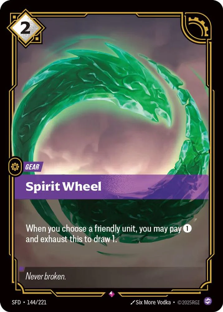 Spirit Wheel - 144/221 - Rare