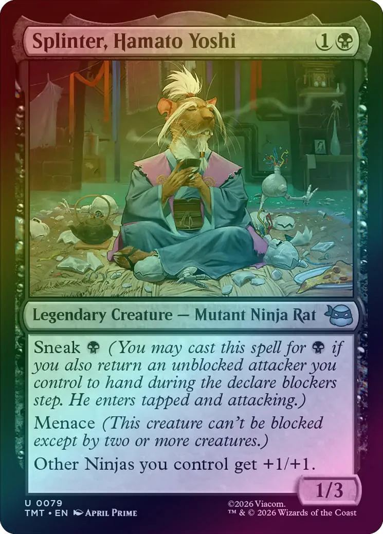 Splinter, Hamato Yoshi (Foil) (TMT)