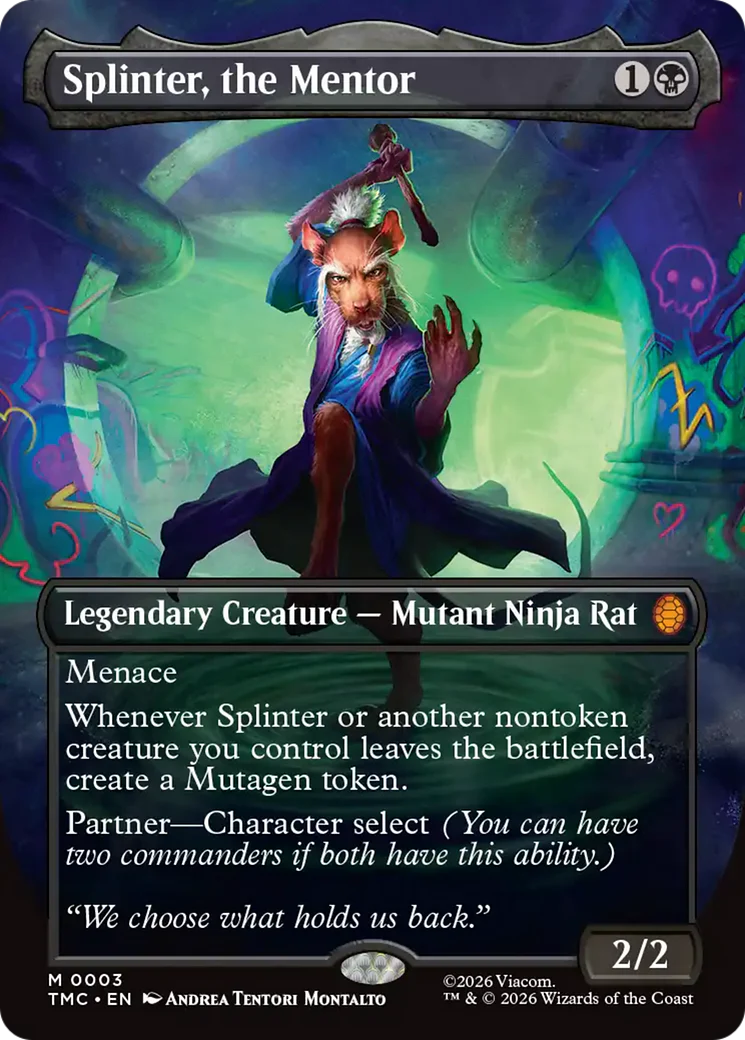 Splinter, the Mentor - Borderless (TMC)