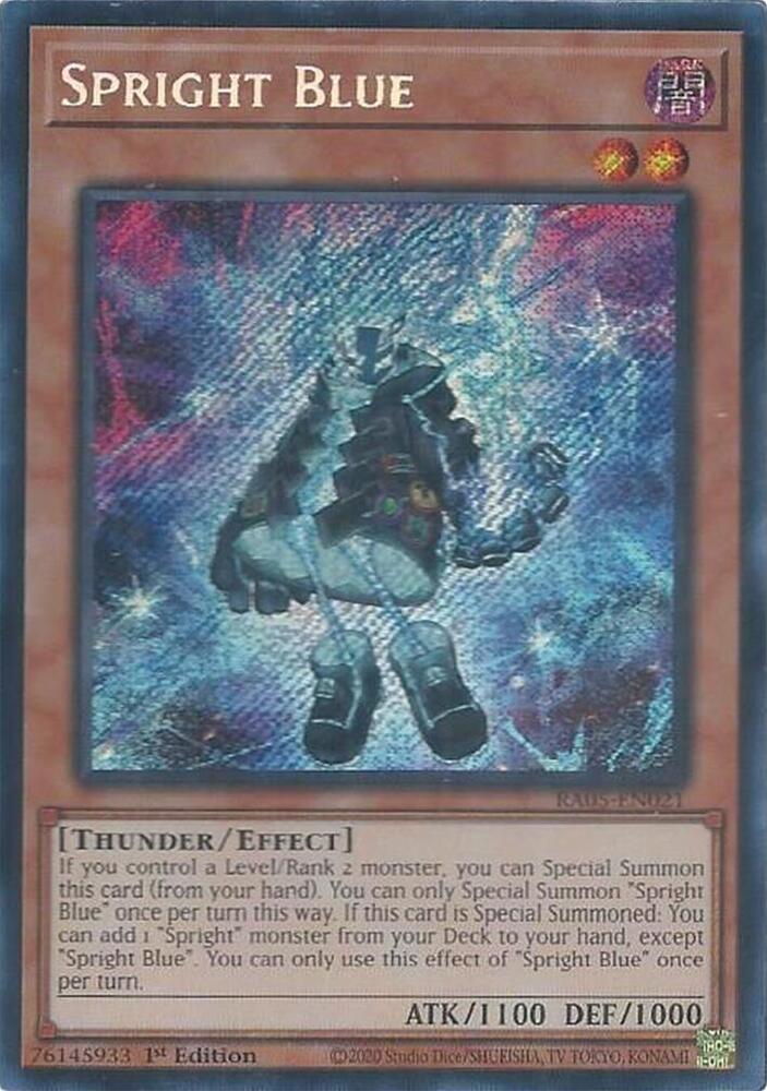 Spright Blue (Secret Rare) - RA05-EN021 - Secret Rare - 1st Edition
