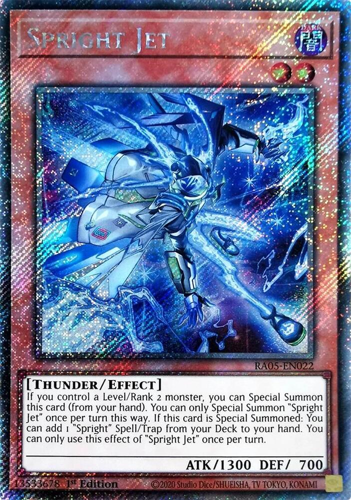 Spright Jet (Platinum Secret Rare) - RA05-EN022 - Platinum Secret Rare - 1st Edition
