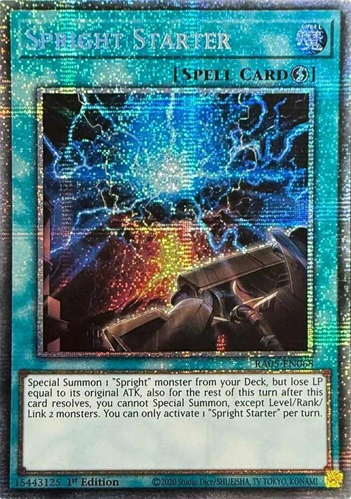 Spright Starter - RA05-EN068 - Starlight Rare - 1st Edition