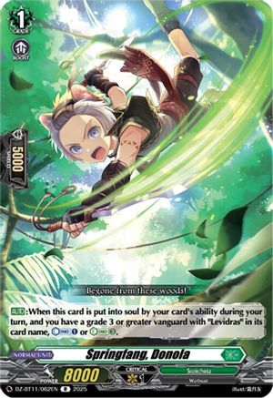 Springfang, Donola - DZ-BT11/062EN - Rare