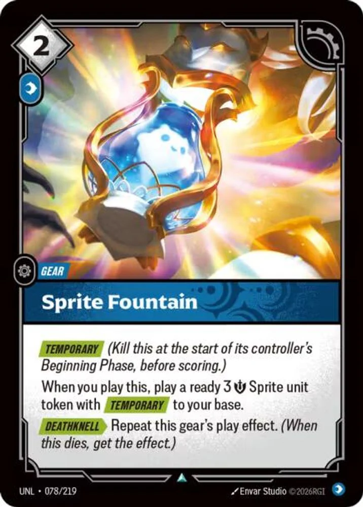 Sprite Fountain - 078/219 - Uncommon