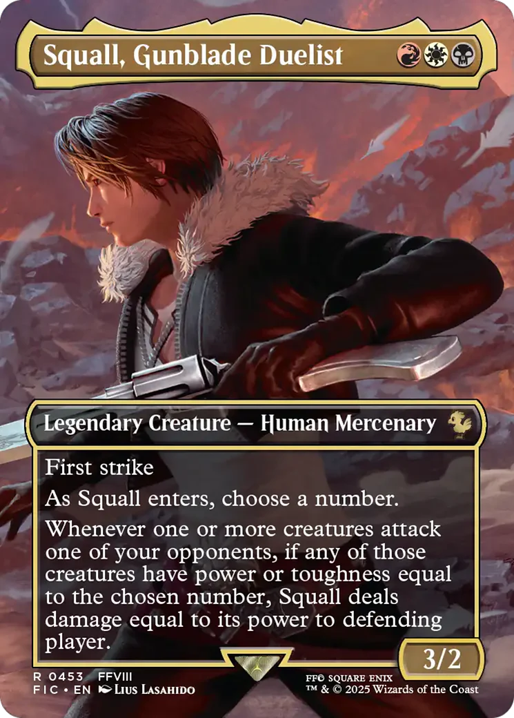 Squall, Gunblade Duelist - Borderless (FIC)