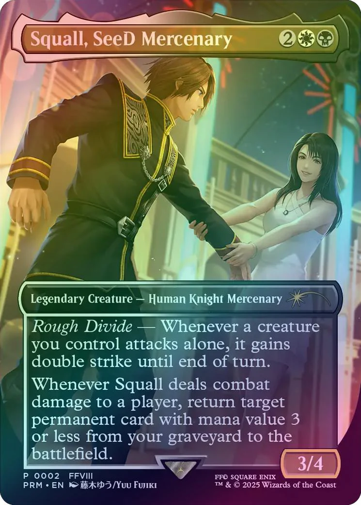 Squall, SeeD Mercenary - Borderless (Foil) (PSS5)