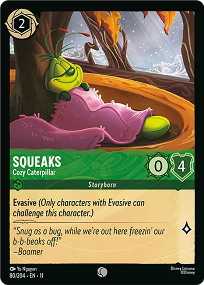 Squeaks (Cozy Caterpillar) - 80/204 - Common