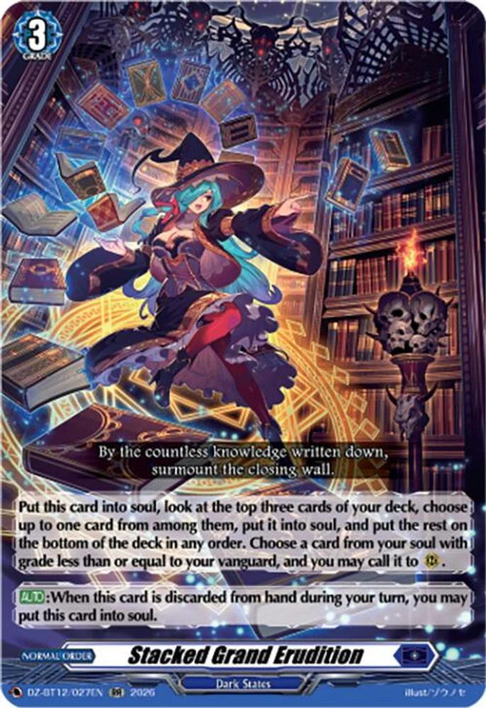 Stacked Grand Erudition - DZ-BT12/027EN - Double Rare