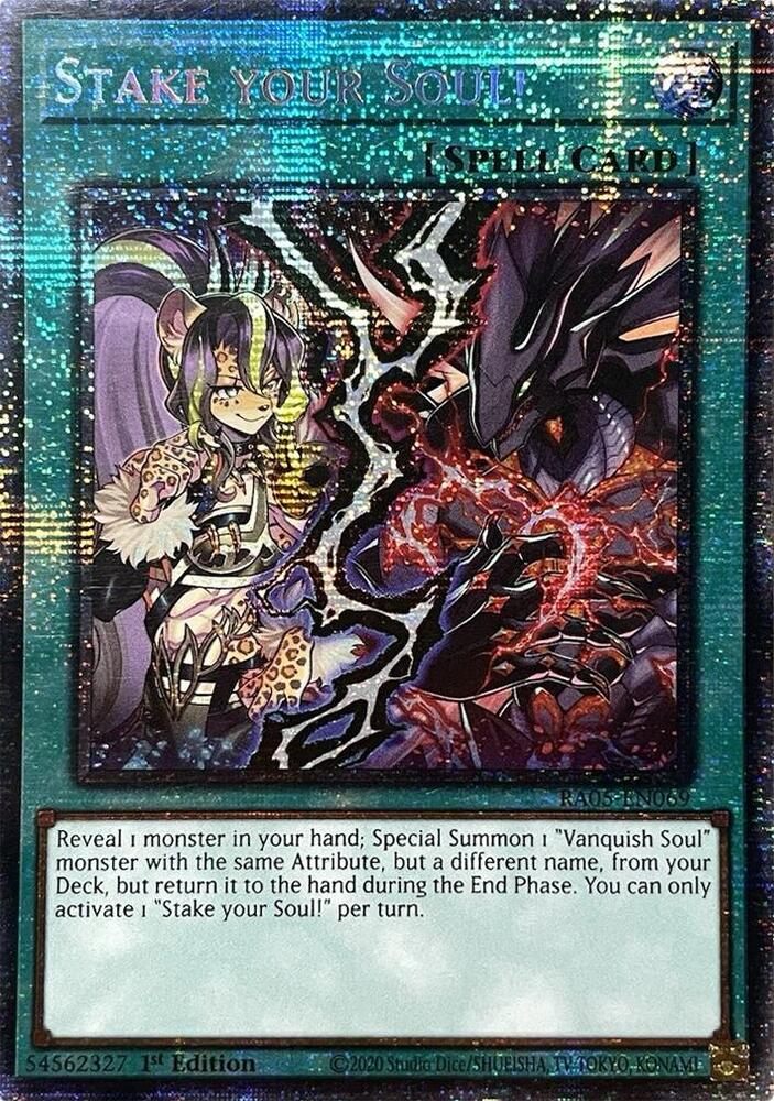 Stake your Soul! - RA05-EN069 - Starlight Rare - 1st Edition