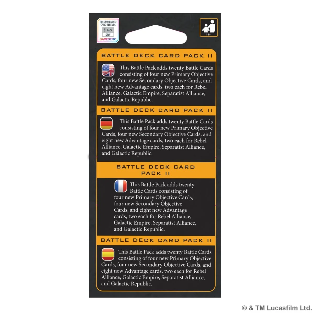 Star Wars: Legion - Battle Deck Card Pack II [SWQ151] - Image 2