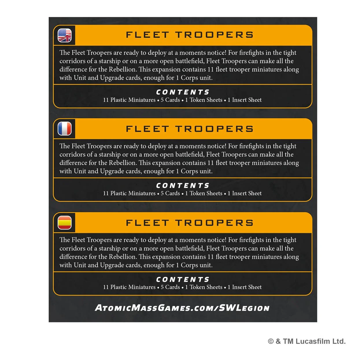 Star Wars: Legion - Rebels - Fleet Troopers [SWQ197] - Image 2