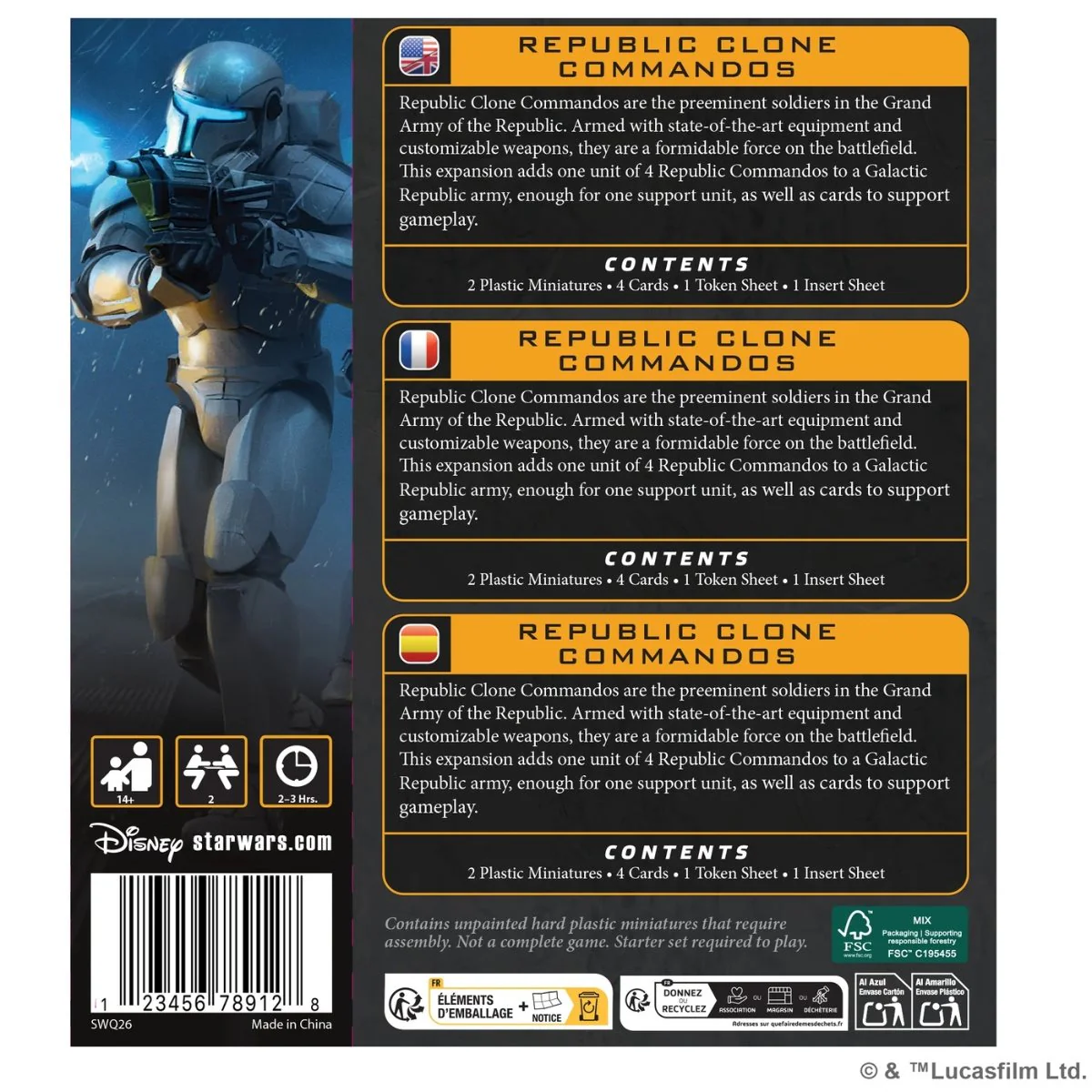 Star Wars: Legion - Republic - Republic Clone Commandos [SWQ26] - Image 2