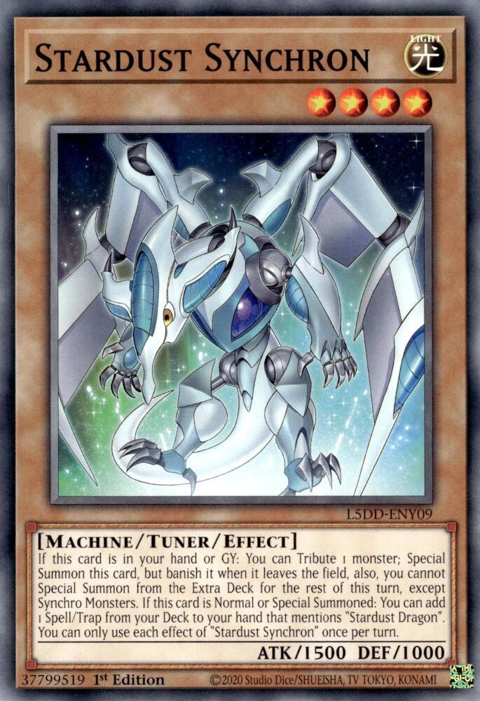 Stardust Synchron - L5DD-ENY09 - Common - 1st Edition