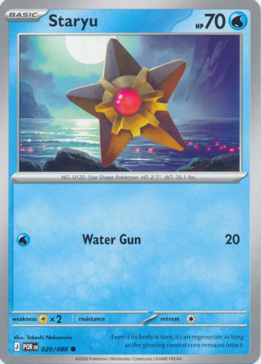 Staryu - 020/088 - Common