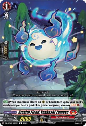 Stealth Fiend, Yoakashi Tamase - DZ-BT11/073EN - Common