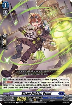 Steam Fighter, Gamil - DZ-BT11/081EN - Common