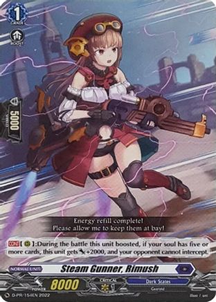 Steam Gunner, Rimush (154) - D-PR/154EN - Promo