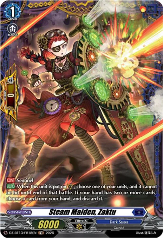 Steam Maiden, Zaktu (FR) - DZ-BT13/FR18EN - Frame Rare