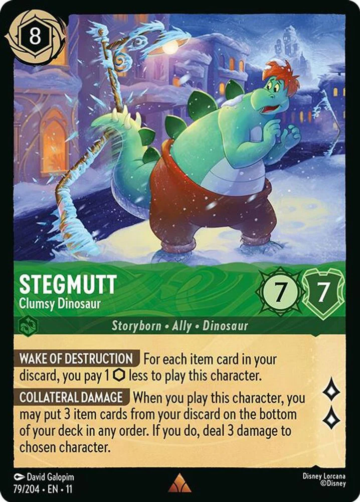 Stegmutt (Clumsy Dinosaur) - 79/204 - Rare