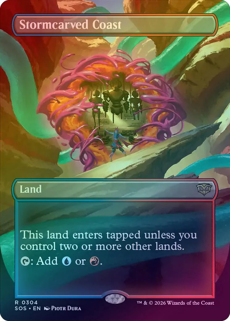 Stormcarved Coast - Borderless (Foil) (SOS)