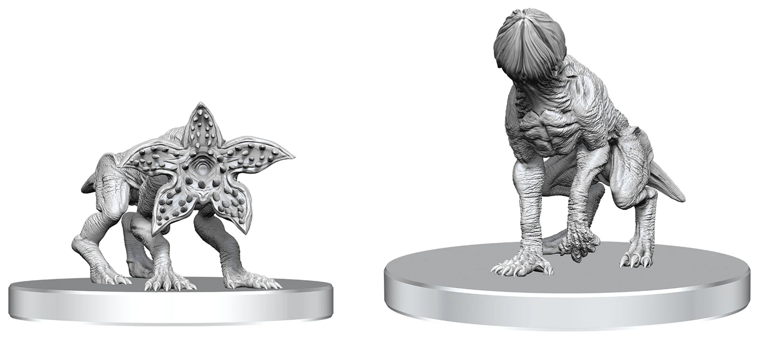 Stranger Things: Unpainted Minis - Demodogs [90801]