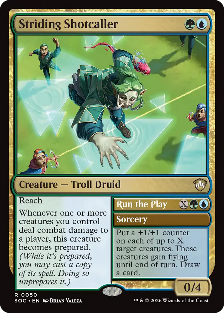 Striding Shotcaller // Run the Play (SOC)
