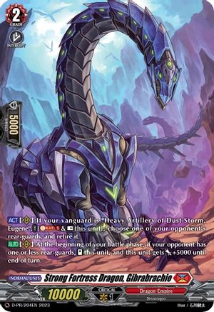 Strong Fortress Dragon, Gibrabrachio (204) - D-PR/204EN - Promo