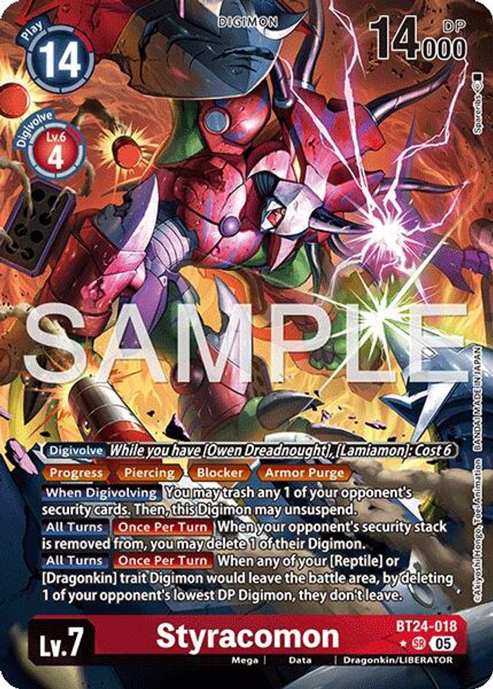 Styracomon (Alternate Art) - BT24-018 - Super Rare