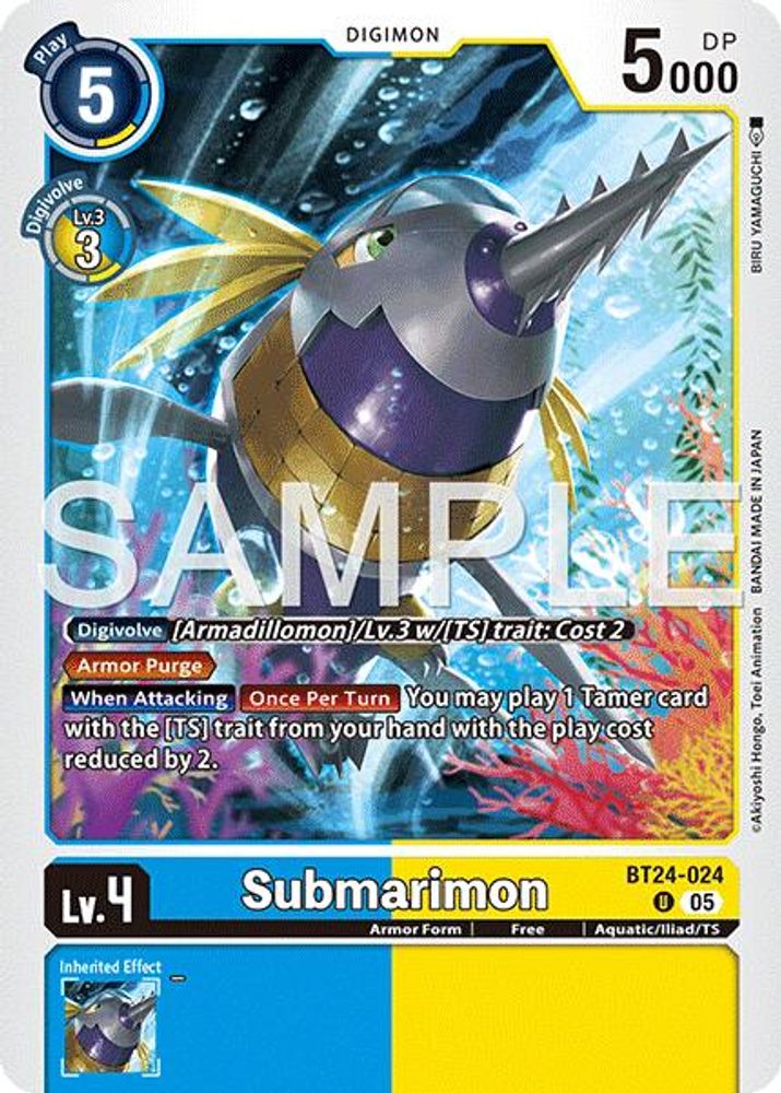 Submarimon - BT24-024 - Uncommon