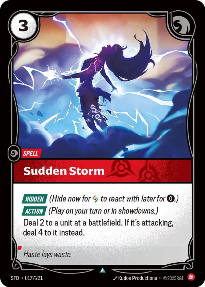 Sudden Storm - 017/221 - Uncommon
