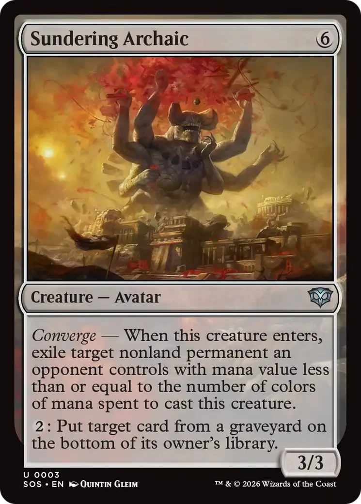 Sundering Archaic (SOS)