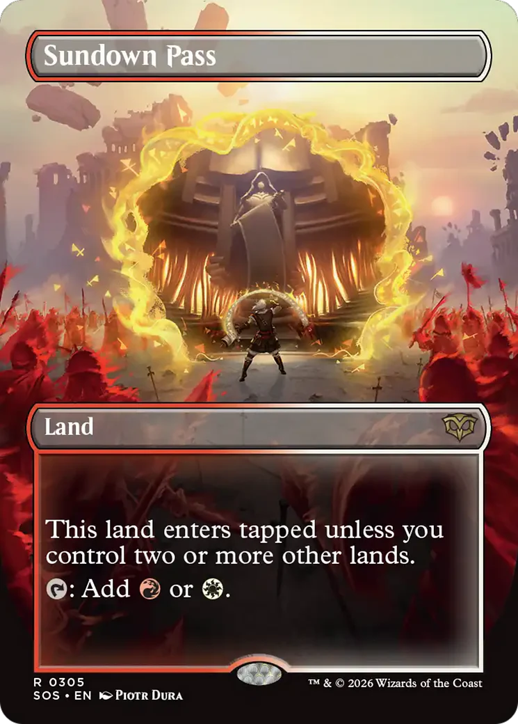 Sundown Pass - Borderless (SOS)
