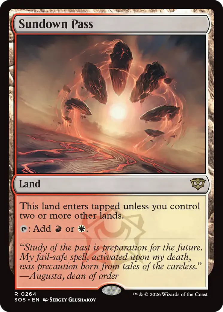 Sundown Pass (SOS)