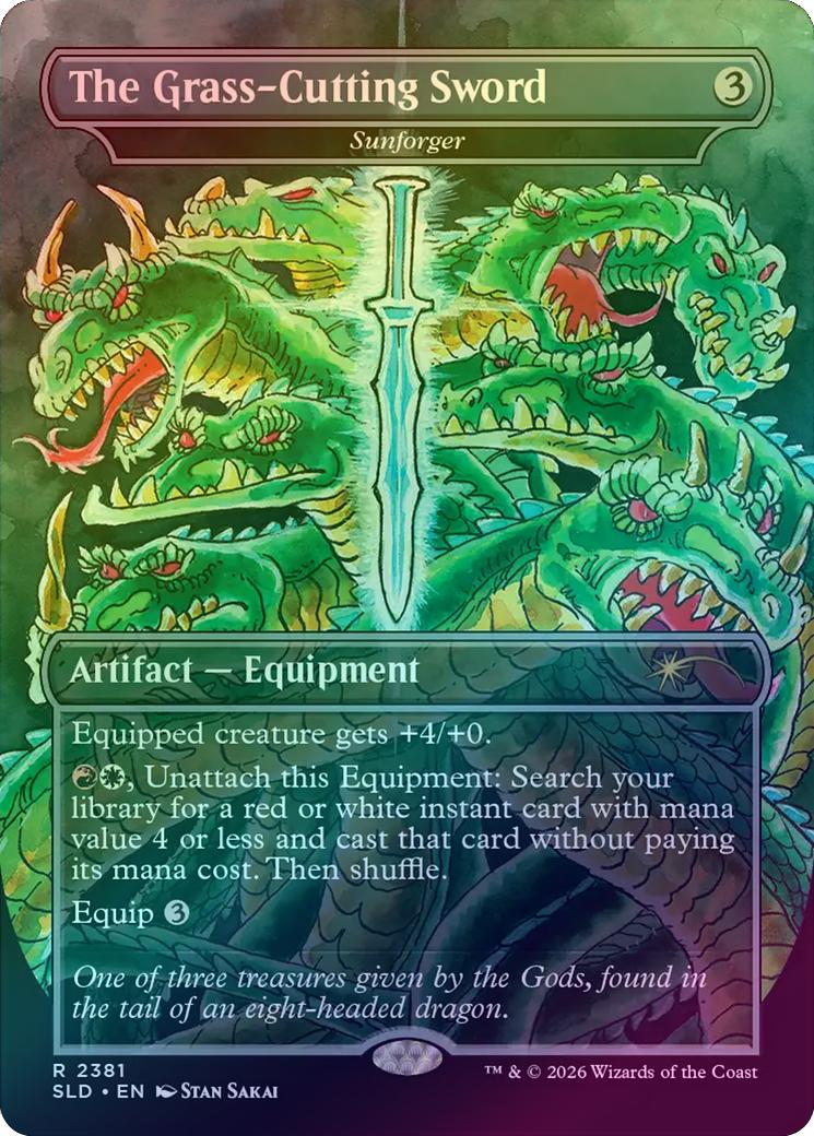 The Grass-Cutting Sword // Sunforger - Featuring: Stan Sakai (Foil) (SLD)