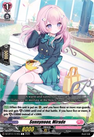 Sunnynoon, Mirade - DZ-BT11/117EN - Common