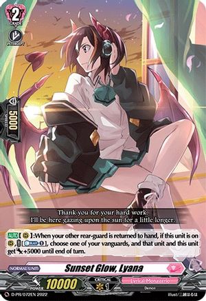 Sunset Glow, Lyana - D-PR/072EN - Promo