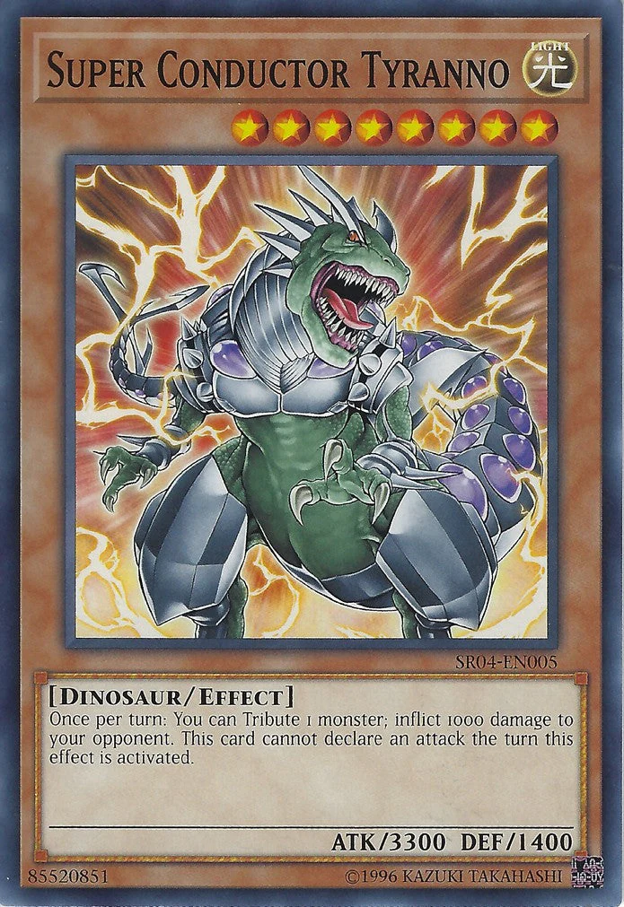 Super Conductor Tyranno - SR04-EN005 - Common - Unlimited