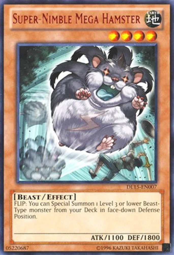 Super-Nimble Mega Hamster (Red) - DL15-EN007 - Rare