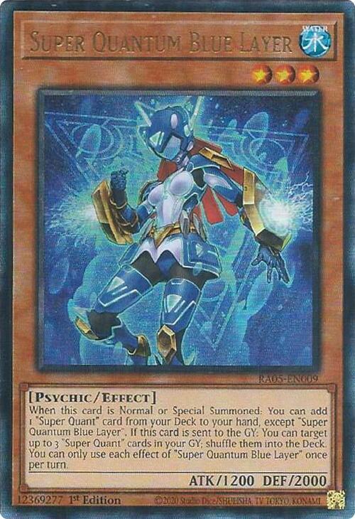 Super Quantum Blue Layer (PUR) - RA05-EN009 - Prismatic Ultimate Rare - 1st Edition