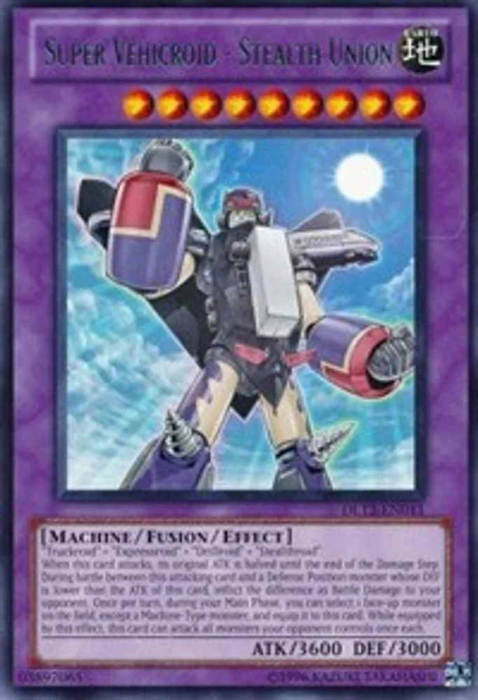 Super Vehicroid - Stealth Union (Red) - DL12-EN011 - Rare
