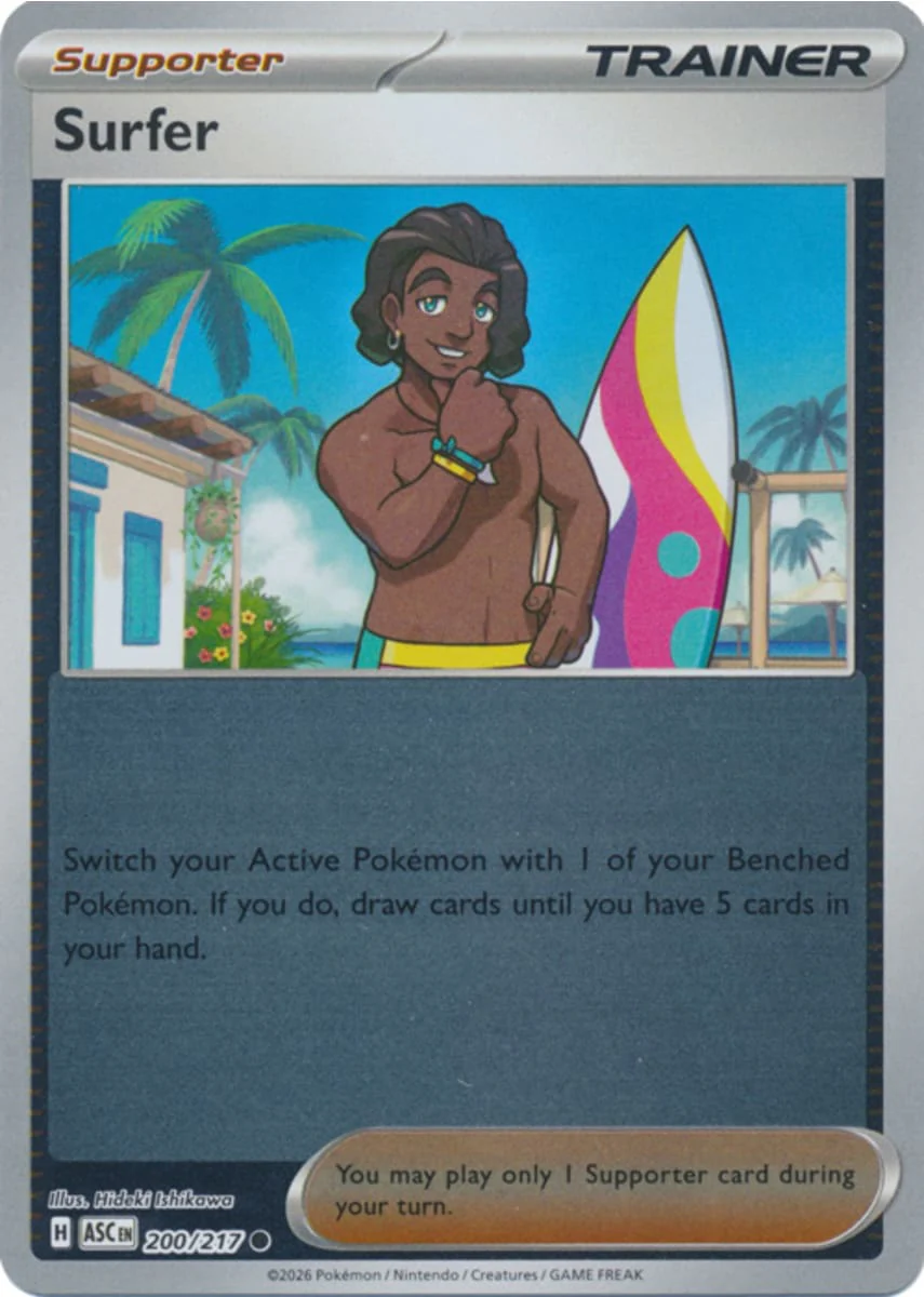 Surfer - 200/217 - Common - Reverse Holo