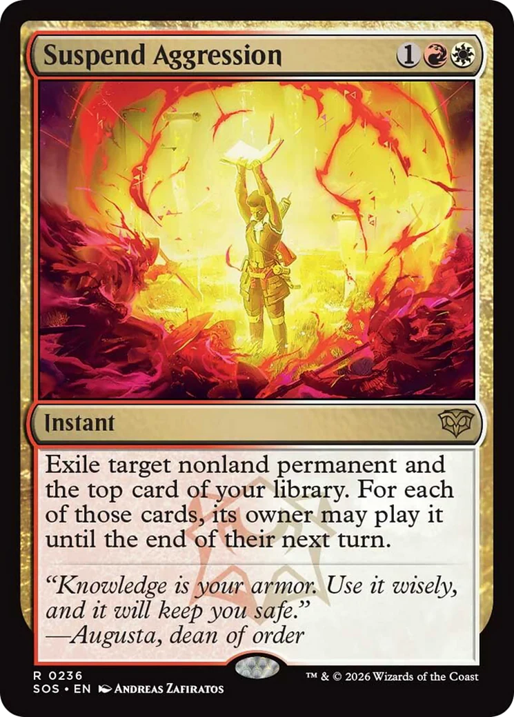 Suspend Aggression (SOS)