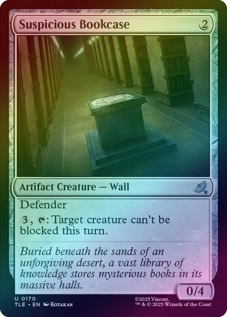 Suspicious Bookcase (Foil) (TLE)